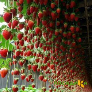 Клубника ампельная Анастасия купить по цене от 370р. в интернет-магазине «Посадика» с доставкой почтой в в Емвае и по всей России – [изображение №1].